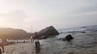 Pasikuda Beach (Пассикуда) ловля на приманки у берега