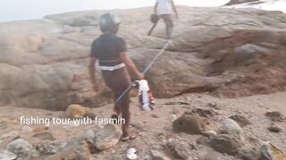 Pasikuda Beach (Пассикуда) ловля на приманки у берега