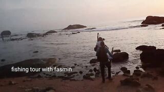 Pasikuda Beach (Пассикуда) ловля на приманки у берега