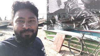 Pasikuda (Пассикуда), Шри-Ланка: пляж и жизнь рыбаков у берега