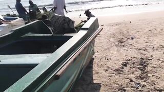 Pasikuda (Пассикуда), Шри-Ланка: пляж и жизнь рыбаков у берега