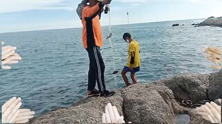 Nai Harn Beach (Най Харн), Пхукет. Нестандартные приёмы береговой рыбалки.