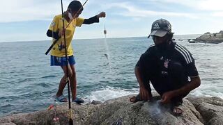 Nai Harn Beach (Най Харн), Пхукет. Нестандартные приёмы береговой рыбалки.