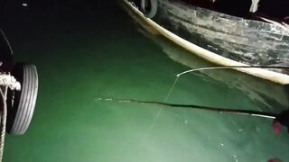 Halong Bay (залив Халонг): ночная ловля кальмара у берега