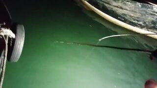 Halong Bay (залив Халонг): ночная ловля кальмара у берега