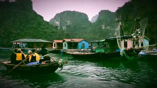 Ha Long (Халонг) рыбацкая деревня 2018 что по береговой рыбалке?