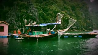 Ha Long (Халонг) рыбацкая деревня 2018 что по береговой рыбалке?