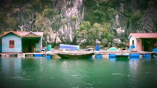 Ha Long (Халонг) рыбацкая деревня 2018 что по береговой рыбалке?