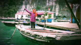 Ha Long (Халонг) рыбацкая деревня 2018 что по береговой рыбалке?