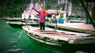 Ha Long (Халонг) рыбацкая деревня 2018 что по береговой рыбалке?