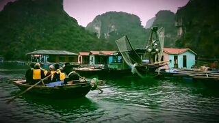Ha Long (Халонг) рыбацкая деревня 2018 что по береговой рыбалке?