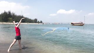 Hoi An (Хойан) - морская рыбалка у берега и точки рядом