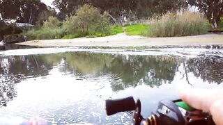 Тель-Авив река Яркон и порты Яффо береговая рыбалка на приманки