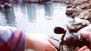 Тель-Авив река Яркон и порты Яффо береговая рыбалка на приманки