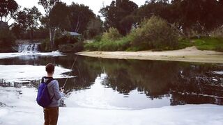 Тель-Авив река Яркон и порты Яффо береговая рыбалка на приманки