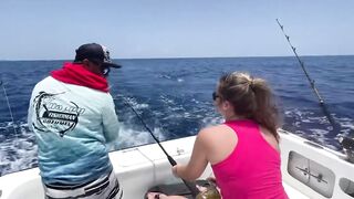 Cozumel (Косумель) офшорная рыбалка на махи и выход из марины