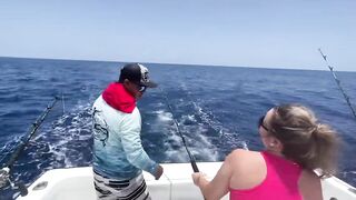 Cozumel (Косумель) офшорная рыбалка на махи и выход из марины