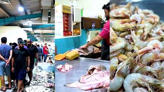 Manama (Манама), Bahrain (Бахрейн): рыбный рынок и свежая рыба