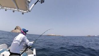 Hallaniyat (Халаният), Оман. GT и крупная рыба у берега 01.03.2017.