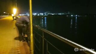 Анапа Витязево пирс жарим ставриду у Артура