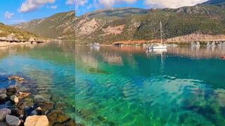 Каш, Турция утро на Средиземке и спокойная вода