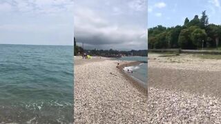 Гудаута, Абхазия пляж и спокойная вода