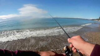 Лдзаа, Абхазия рокфишинг в октябре у берега