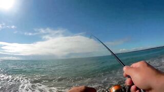 Лдзаа, Абхазия рокфишинг в октябре у берега