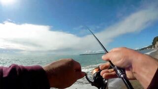 Лдзаа, Абхазия рокфишинг в октябре у берега