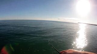 Лдзаа, Абхазия рокфишинг в октябре у берега