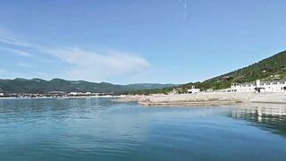 Кабардинка, ставрида у берега. Май 2025.