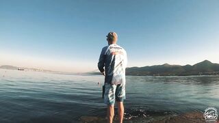 Кабардинка - летняя рыбалка в июле, берег и свал