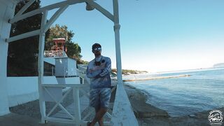 Кабардинка - летняя рыбалка в июле, берег и свал