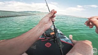 Кабардинка - летняя рыбалка в июле, берег и свал