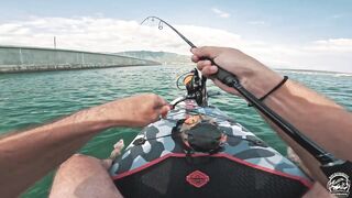 Кабардинка - летняя рыбалка в июле, берег и свал