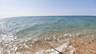 Благовещенская коса - открытие осеннего сезона, море и берег