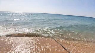 Благовещенская коса - открытие осеннего сезона, море и берег