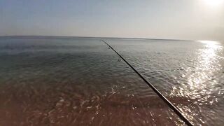 Благовещенская коса - открытие осеннего сезона, море и берег