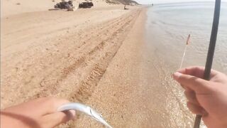 Благовещенская коса - открытие осеннего сезона, море и берег