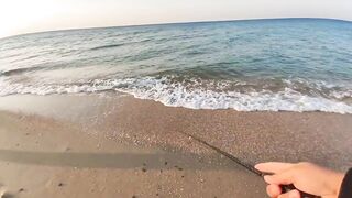 Благовещенская коса - открытие осеннего сезона, море и берег