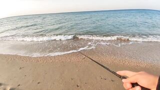 Благовещенская коса - открытие осеннего сезона, море и берег