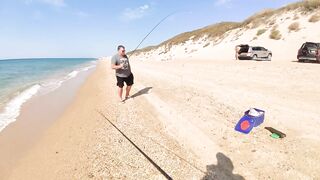 Благовещенская коса - открытие осеннего сезона, море и берег