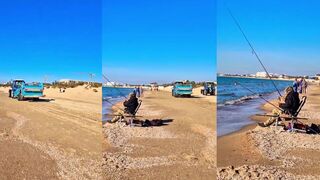 Анапа, Джемете 25.10.2024 уборка пляжа и берег рядом