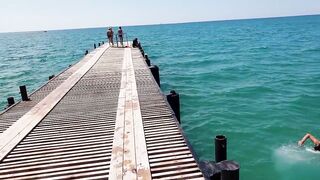 Джемете пирс 2018 рыбалка у берега и вечерние кадры