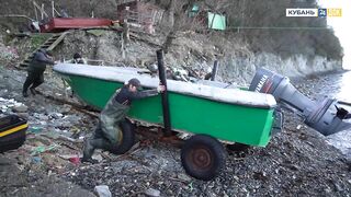 Пшада и Новомихайловский - осётр на реке и морская рыбалка