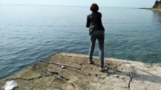 Ольгинка 10.10.2018 погода и рыбалка у кромки