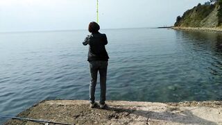 Ольгинка 10.10.2018 погода и рыбалка у кромки