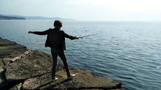 Ольгинка 10.10.2018 погода и рыбалка у кромки