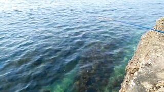 Ольгинка 10.10.2018 погода и рыбалка у кромки