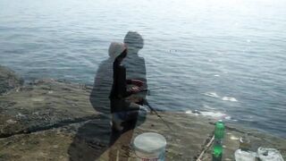 Ольгинка 10.10.2018 погода и рыбалка у кромки